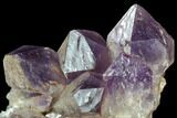 Wide Amethyst Crystal Cluster - Zambia #114048-3